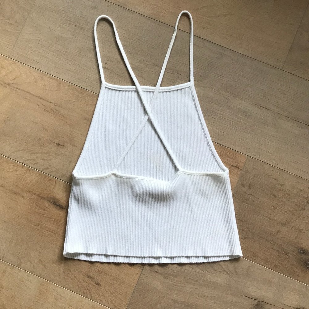 ZARA Knit Ribbed Crop - Picture 2 of 5